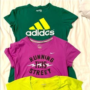Women’s Medium Shirts (Adidas, Nike, Reebok)
